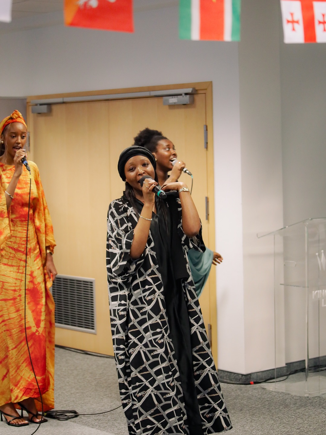 Women leading a song at Kingdom Life