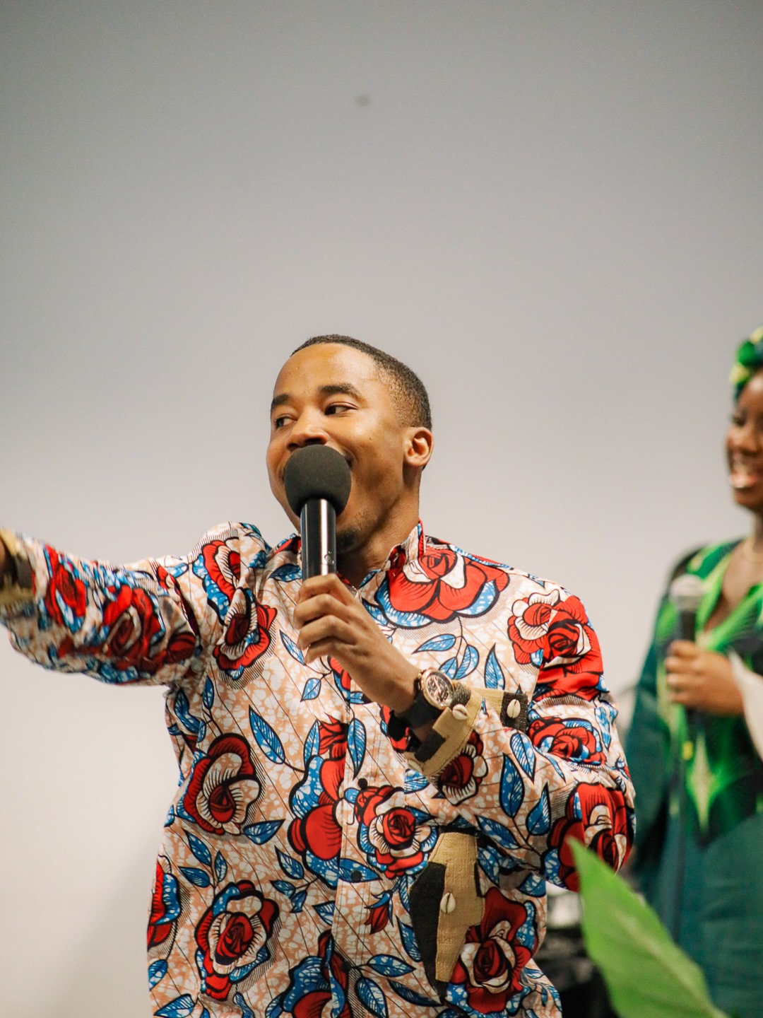 A man singing at Kingdom Life